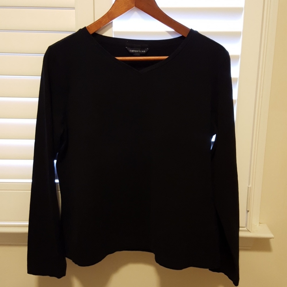 Lands end long sleeve knit top